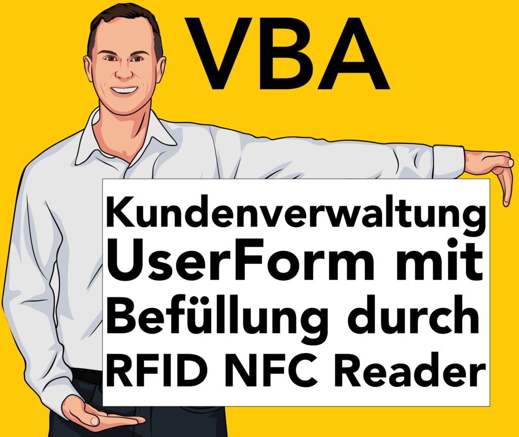 Kundenverwaltung Excel RFID