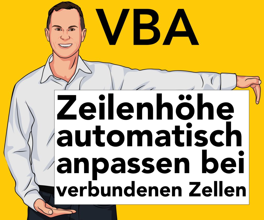 Zeilenhöhe automatisch verbundene Zellen VBA